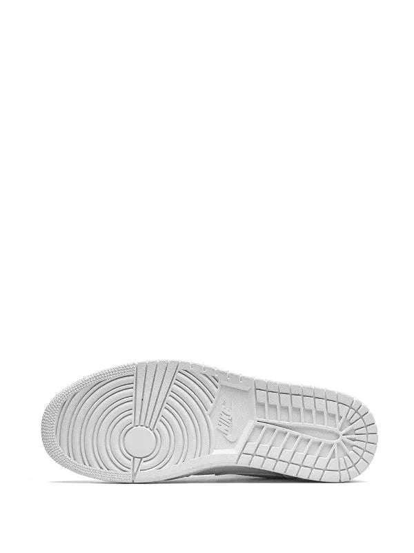 “Triple White 1 Mid Sneaker